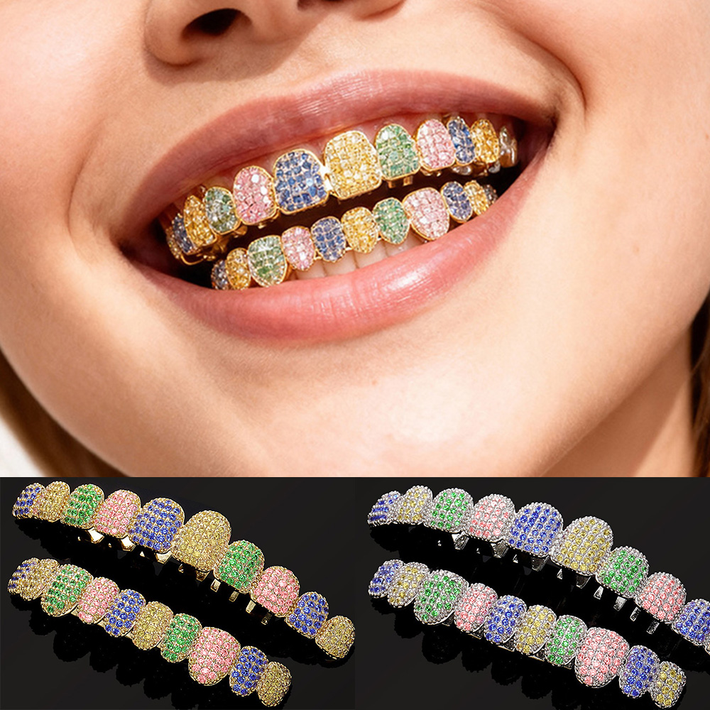 Body Jewelry Men - YOUNGX 10/10 Iced Out Full Colorful