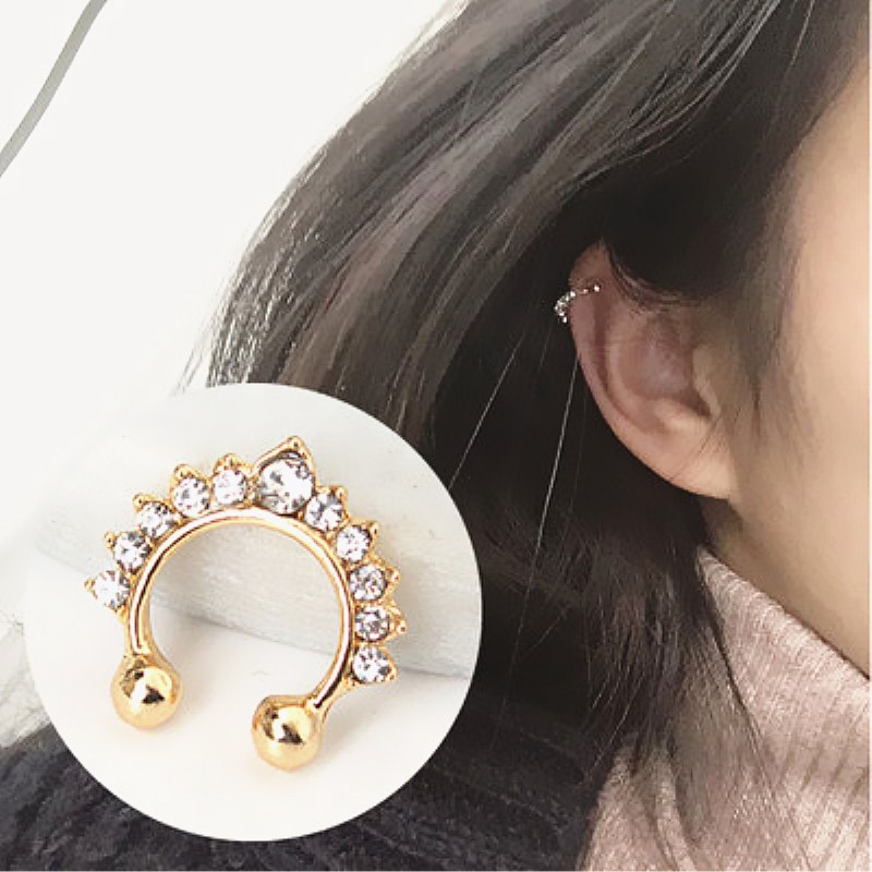 Body Jewelry Nose Studs - 1PC U-Shape Nose Clip Fake Nose