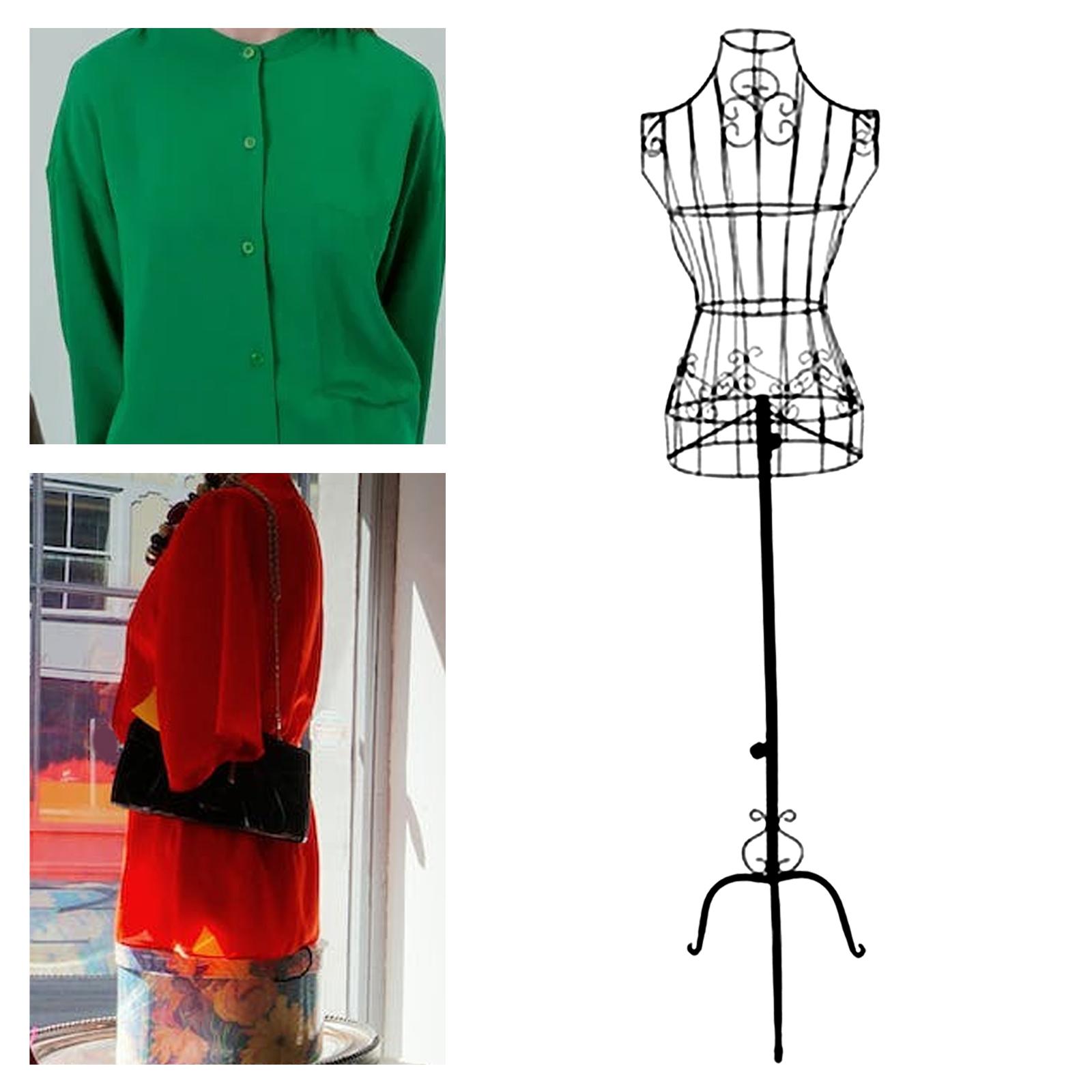 Body Jewelry Shop - Female Mannequins Adjustable Torso Iron Stand
