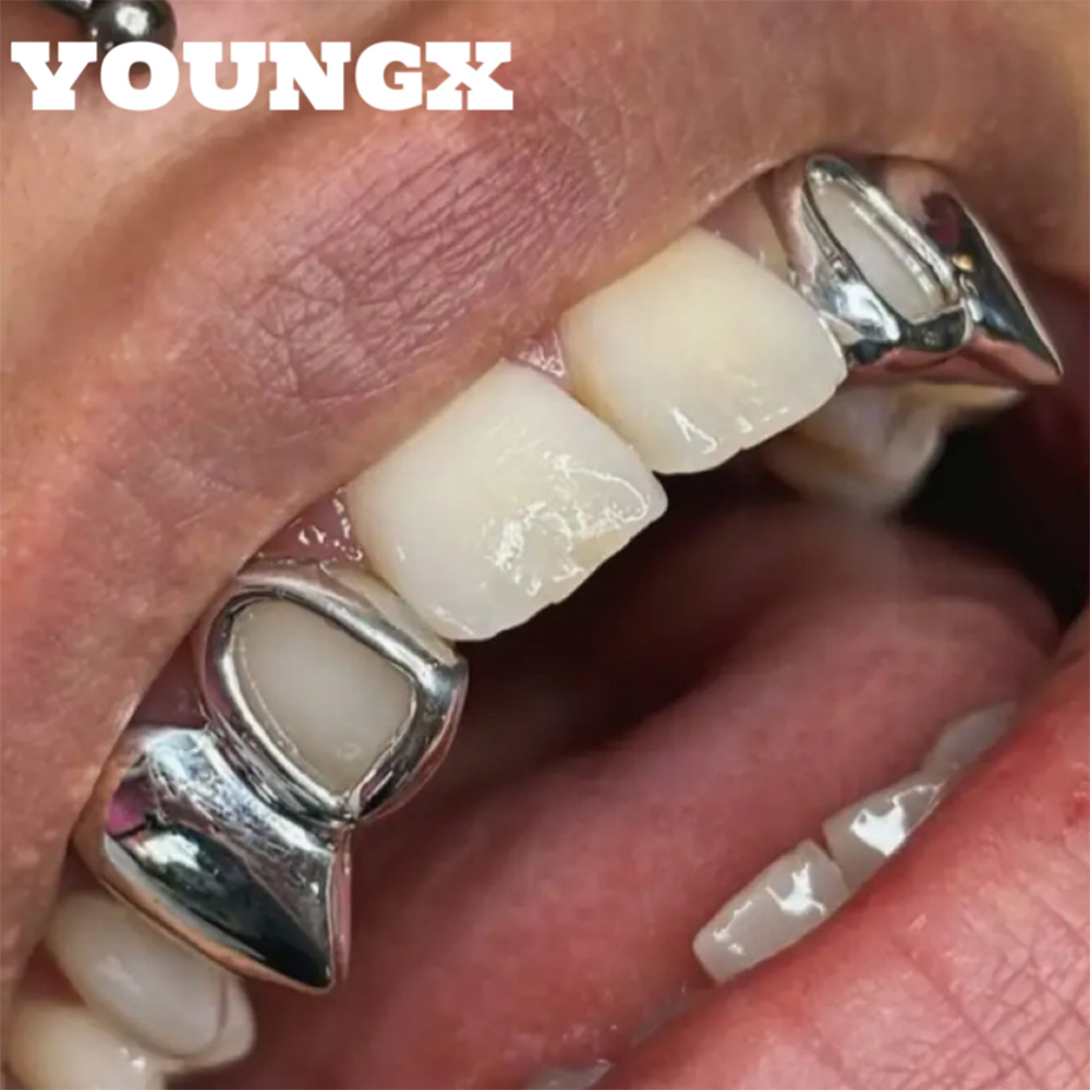 Body Jewelry Men - YOUNGX Hip Hop Double Hollow Glossy