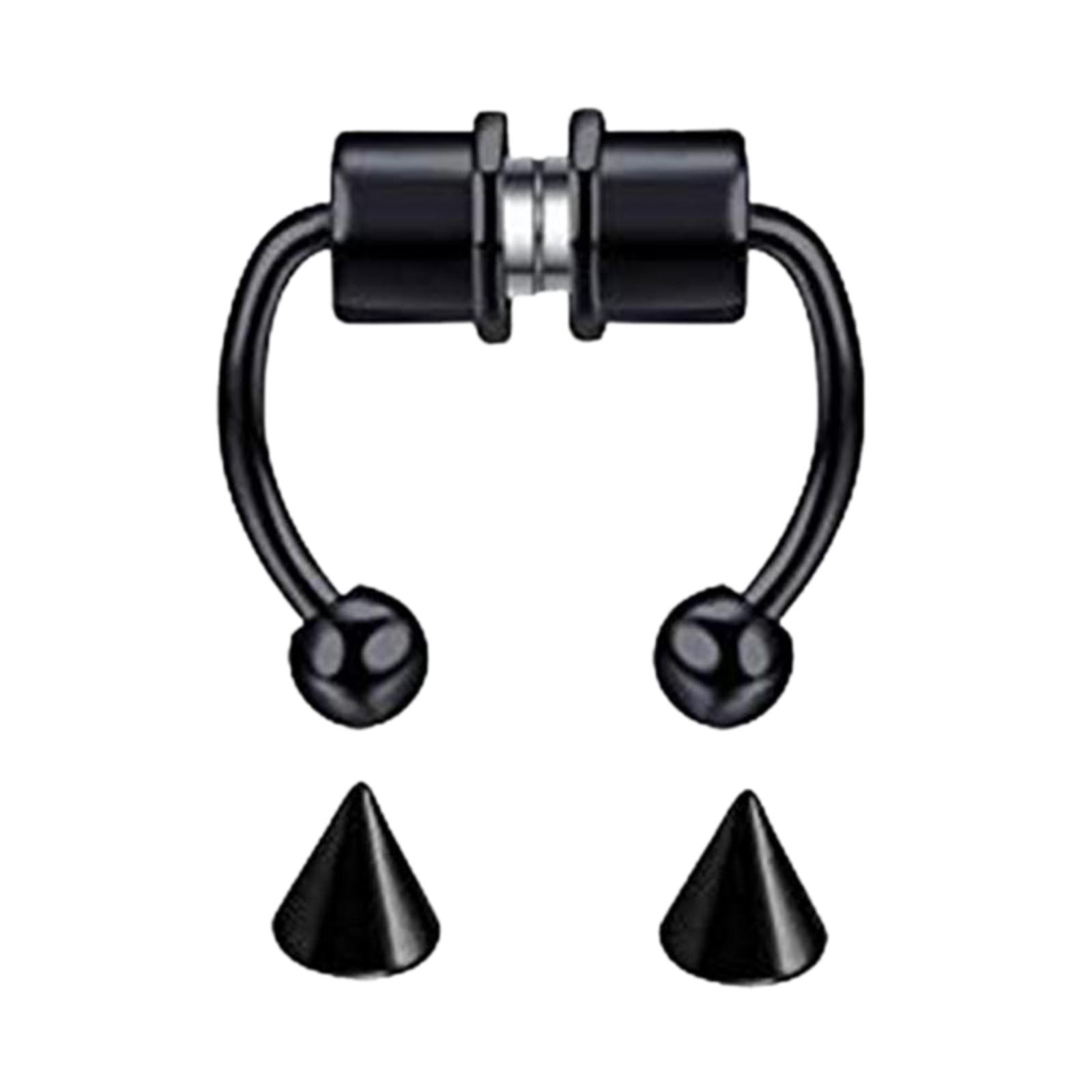 Body Jewelry Hypoallergenic - Magnetic Nose Ring Hoop Stainless Steel