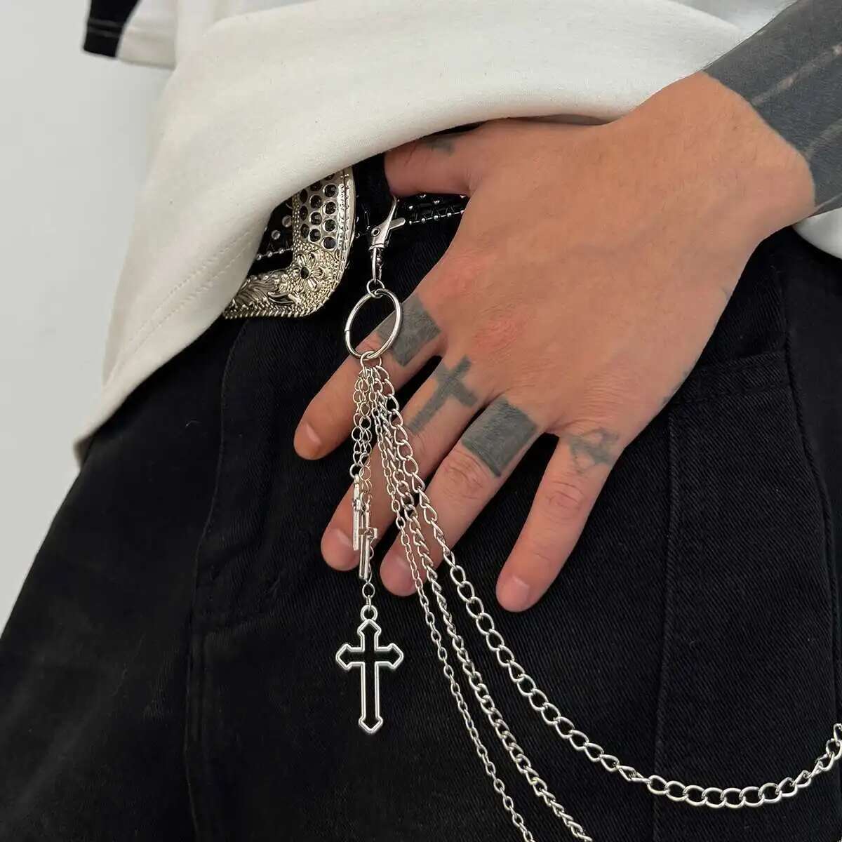 Ingemark Trendy Creative Cross - Body Jewelry Men review and price