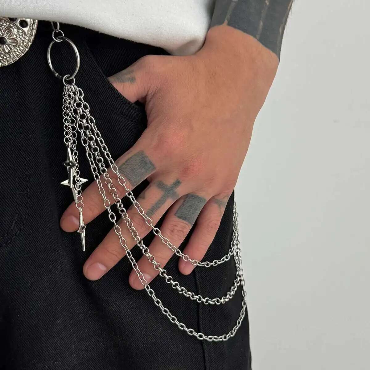 Ingemark Trendy Creative Cross - Body Jewelry Men review and price