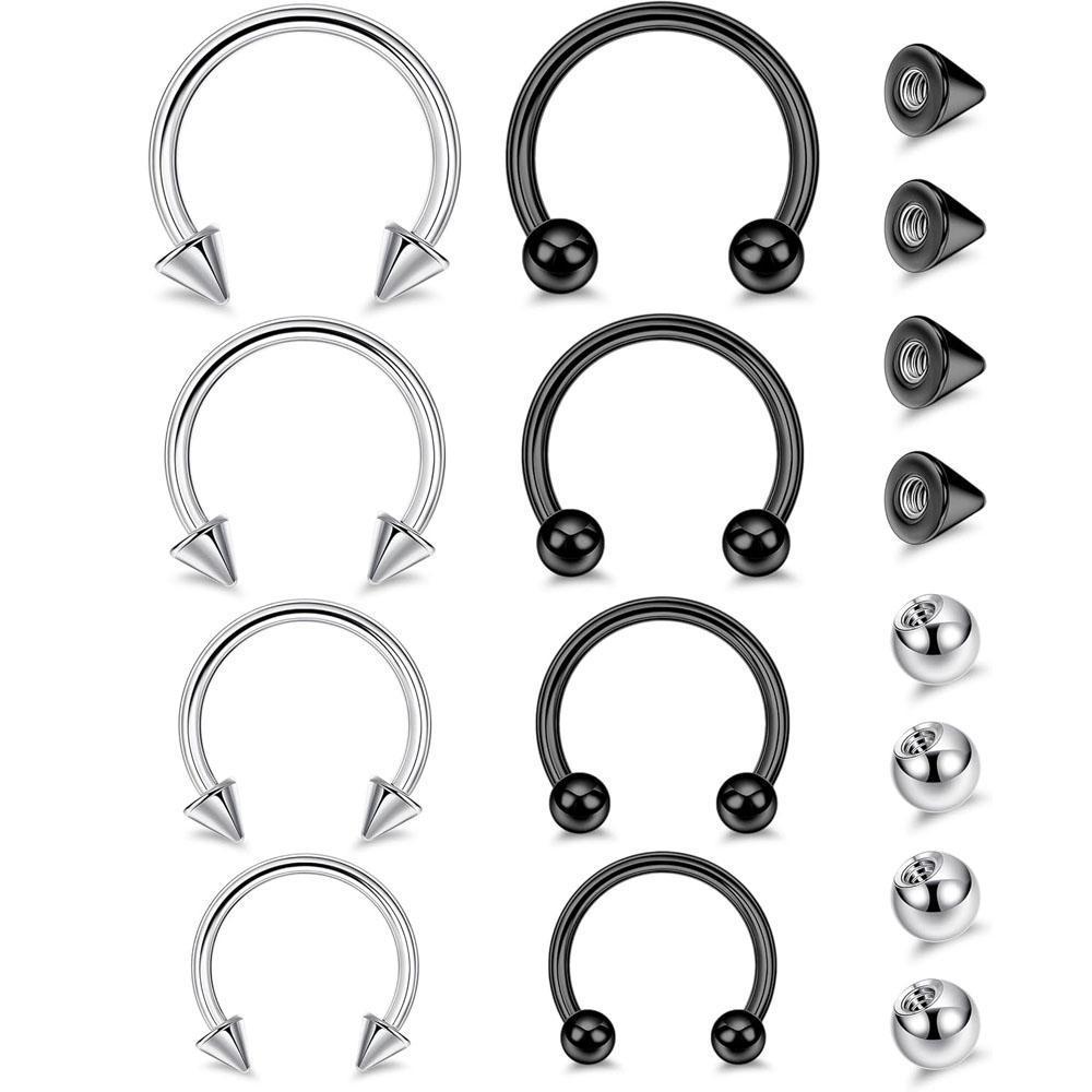 1-16Pcs Set 16G Horseshoe Sept - Body Jewelry Replacement Ball review and price