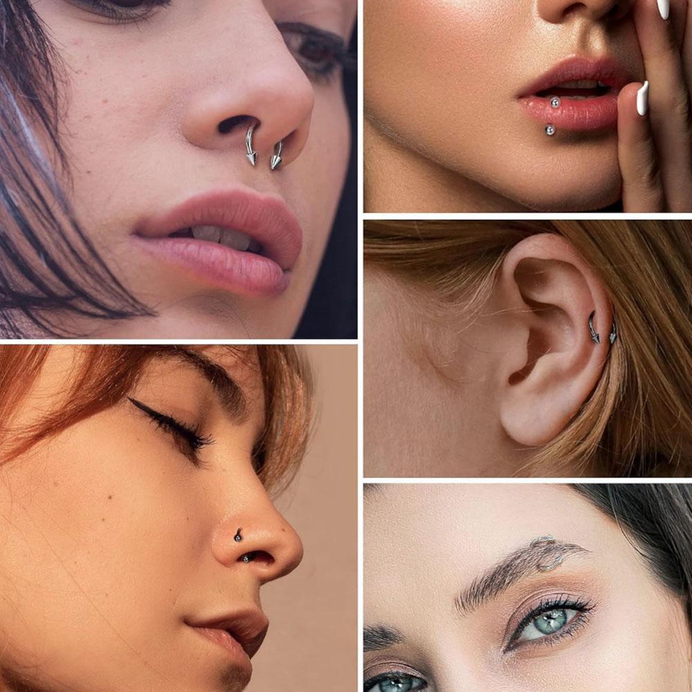 1-16Pcs Set 16G Horseshoe Sept - Body Jewelry Replacement Ball review and price