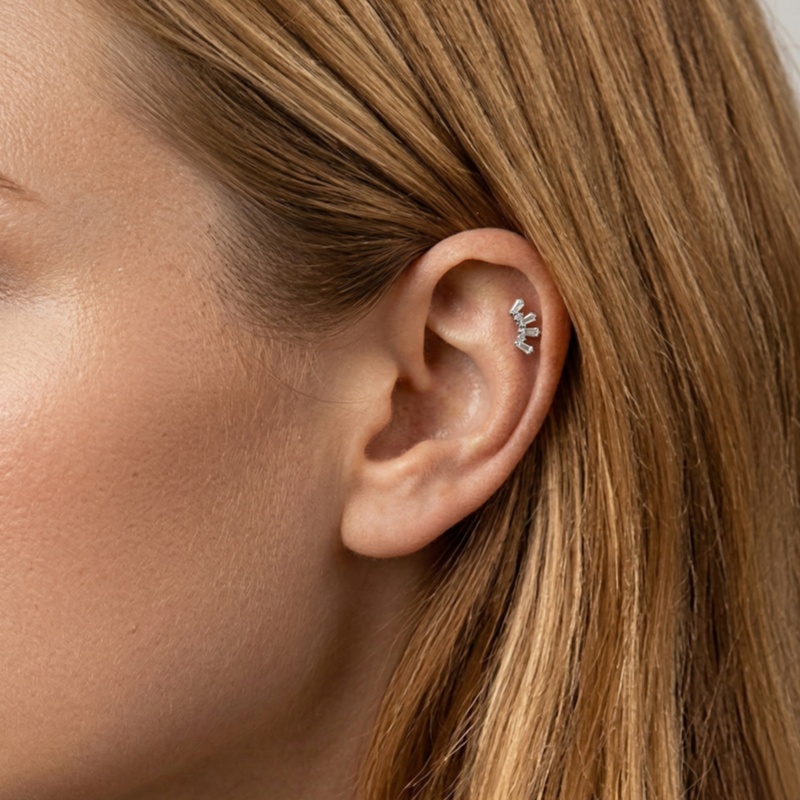 1 Pcs ASTM Titanium Helix Pier - Body Jewelry Hypoallergenic review and price