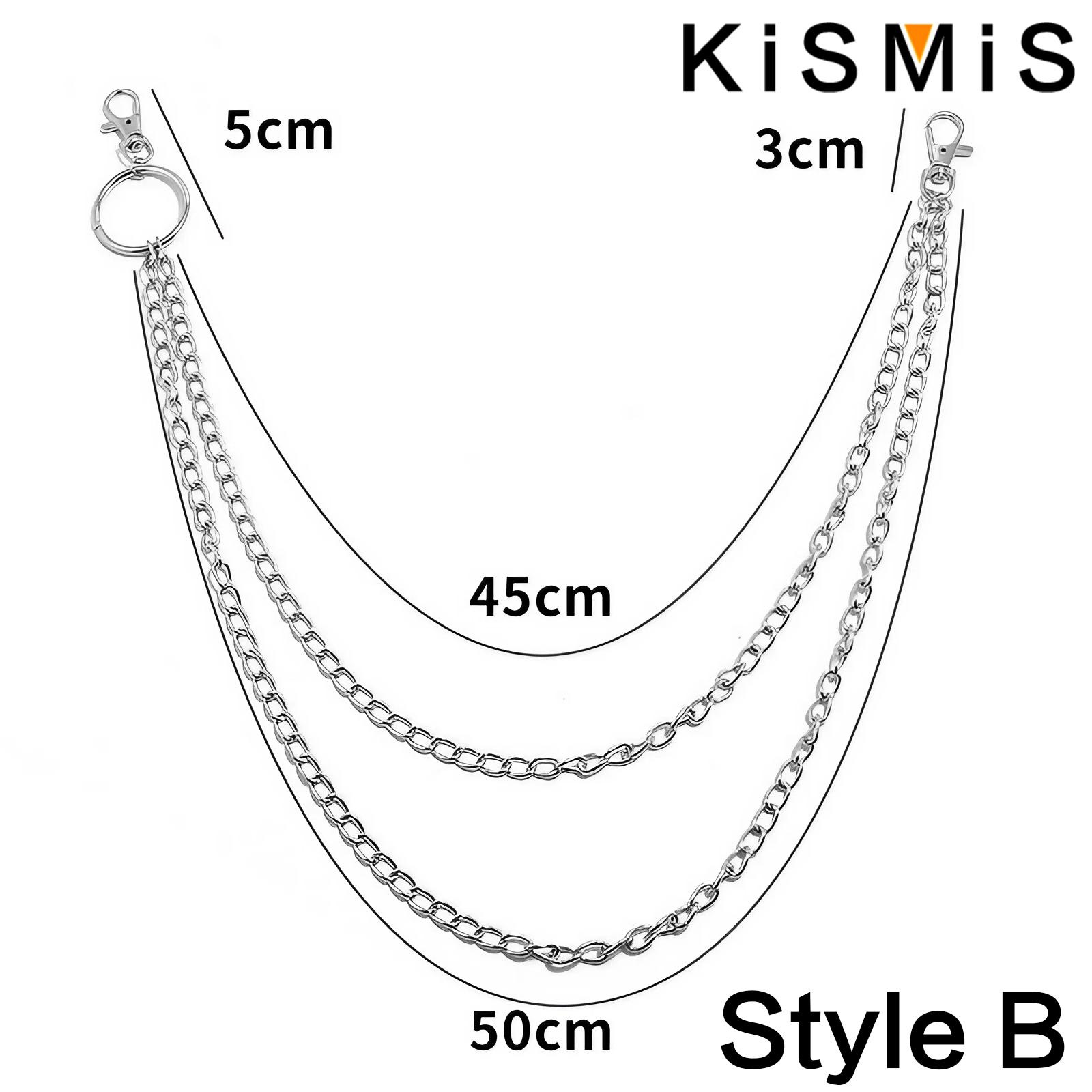 KISMIS 1PC Punk Street keychai - Body Jewelry Men review and price