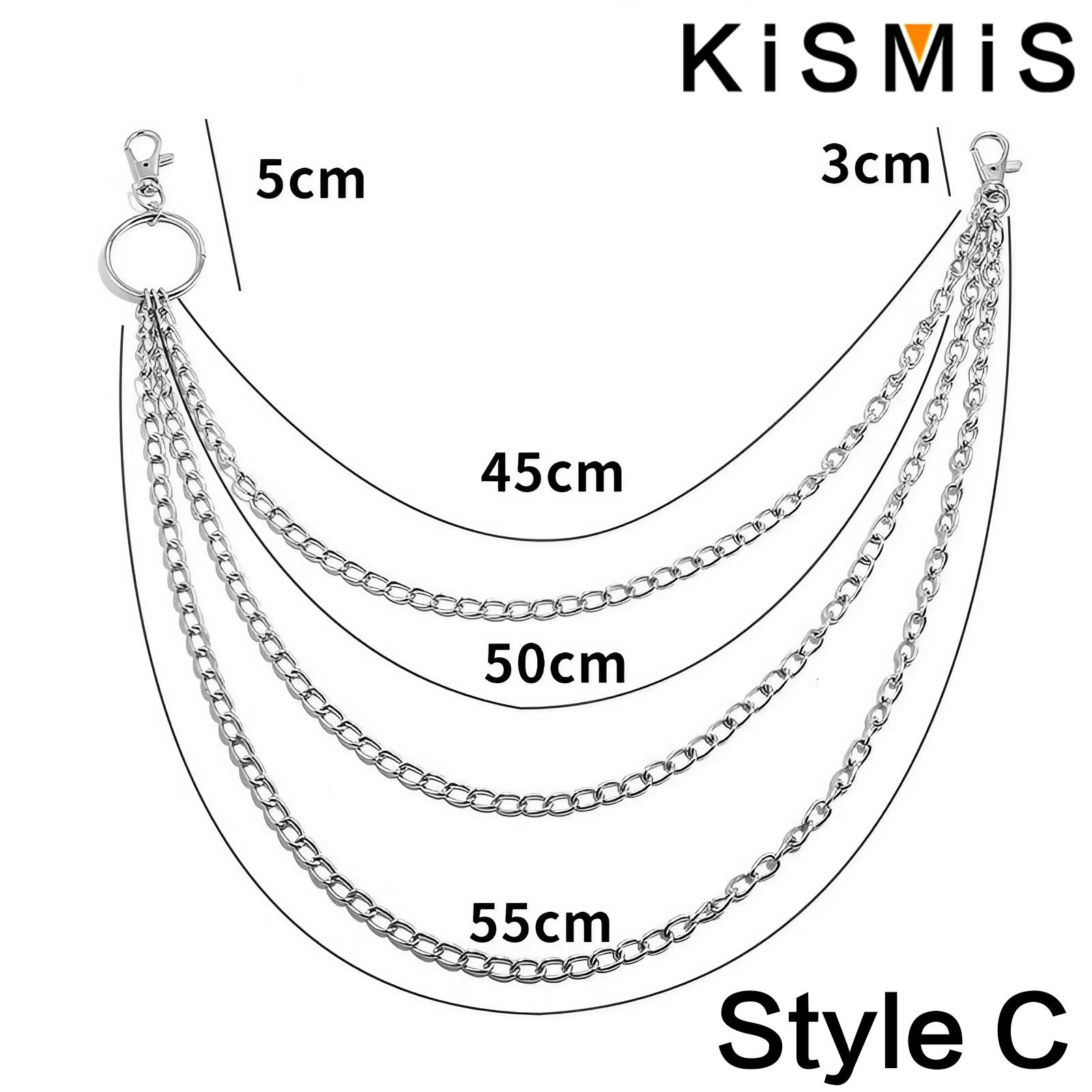 KISMIS 1PC Punk Street keychai - Body Jewelry Men review and price