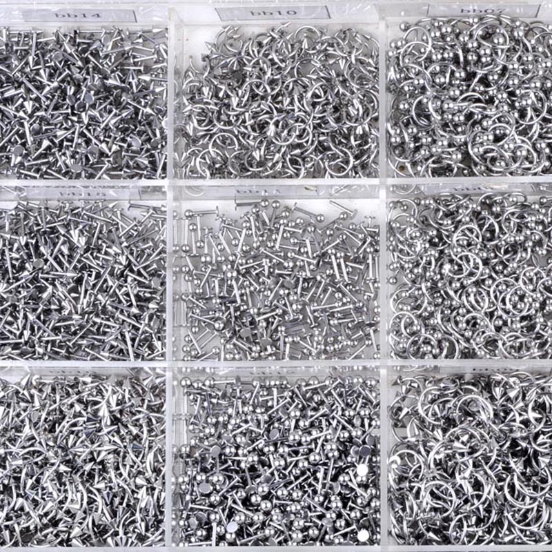 45pc  Stainless Steel Segment  - Body Jewelry Hypoallergenic review and price