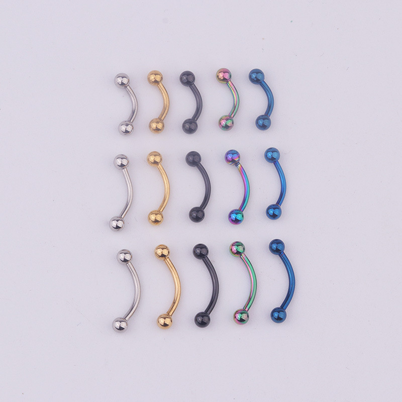 5pcs/lot 16G 316L Stainless St - Eyebrow Curved Barbell review and price