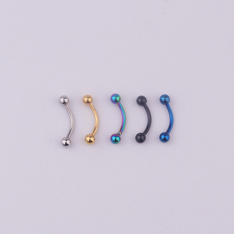 5pcs/lot 16G 316L Stainless St - Eyebrow Curved Barbell review and price
