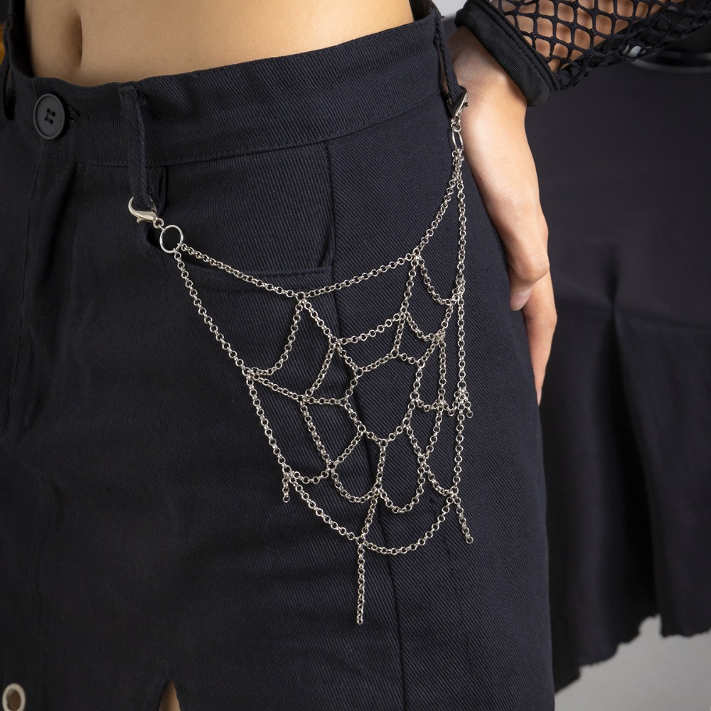 Gothic Punk Sliver Color Spide - Body Jewelry Men review and price