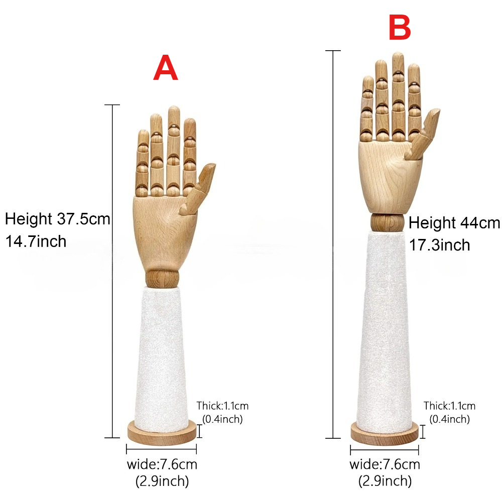 Wooden Velvet Hand Mannequin w - Body Jewelry Shop review and price