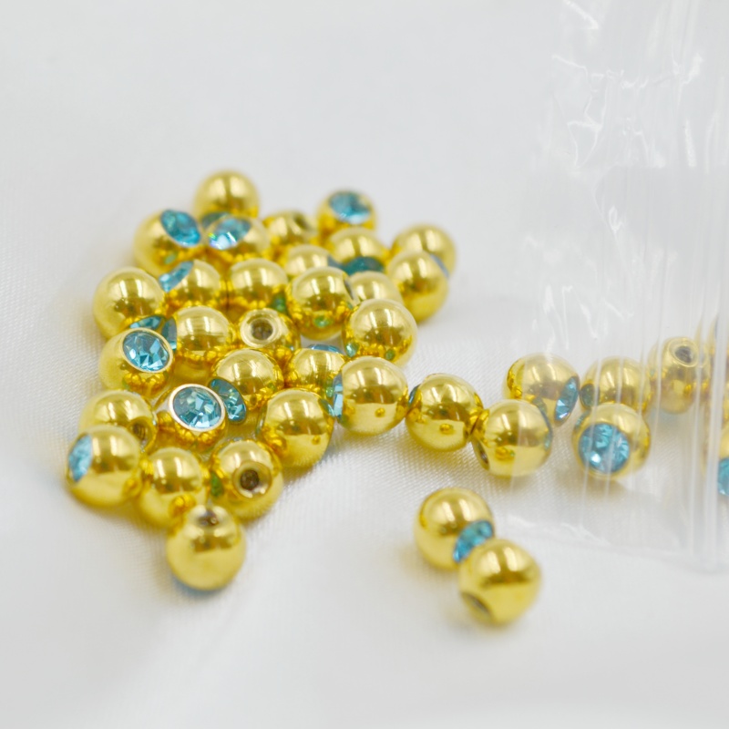 50pcs/lot Crystal Gems Ball Re - Body Jewelry Replacement Ball review and price