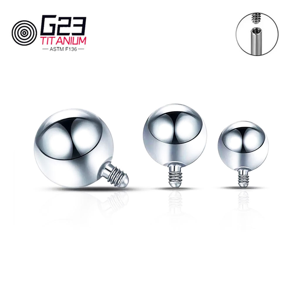 Wholesale 10/50pcs Titanium 14 - Body Jewelry Replacement Ball review and price