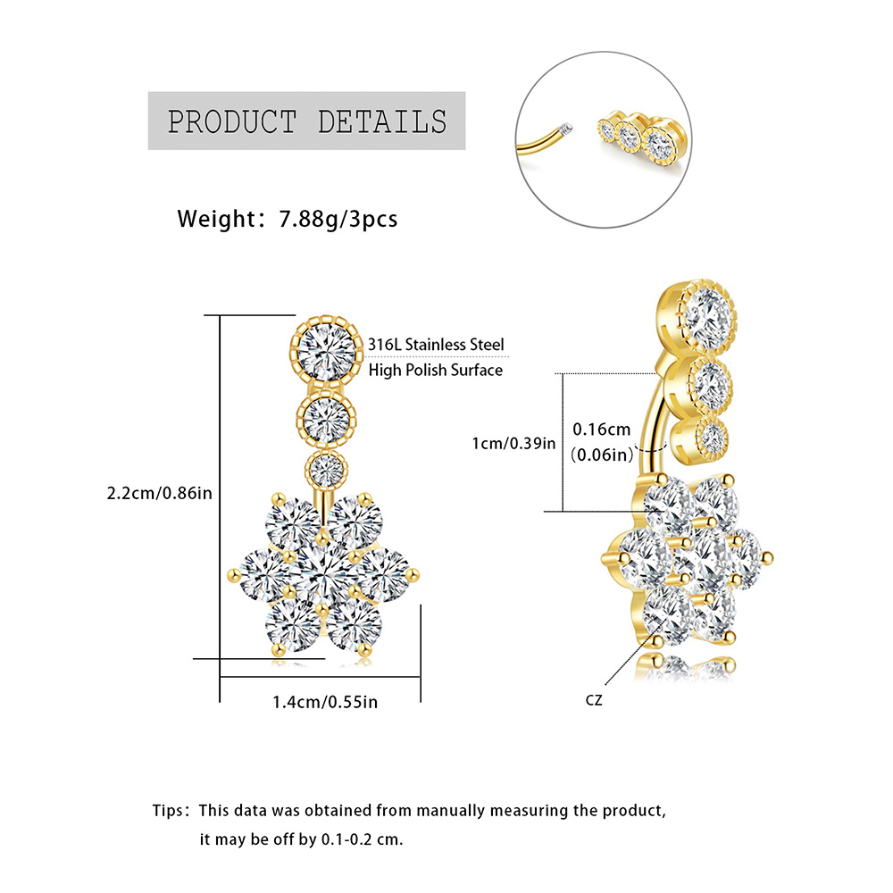 Stainless Steel Belly Ring, As - Body Jewelry Urban review and price