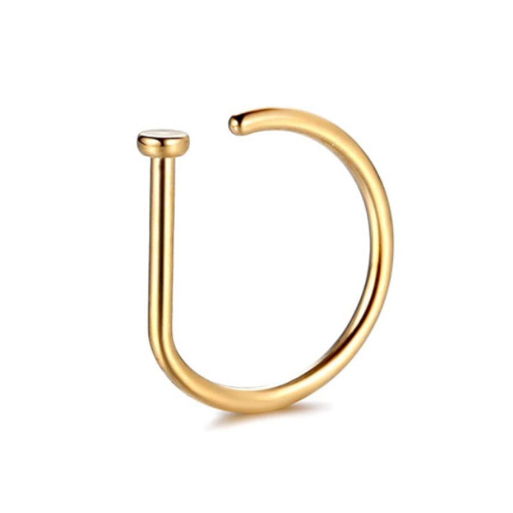 1PC Woman Man Fake Nose Rings  - Body Jewelry Nose Studs review and price