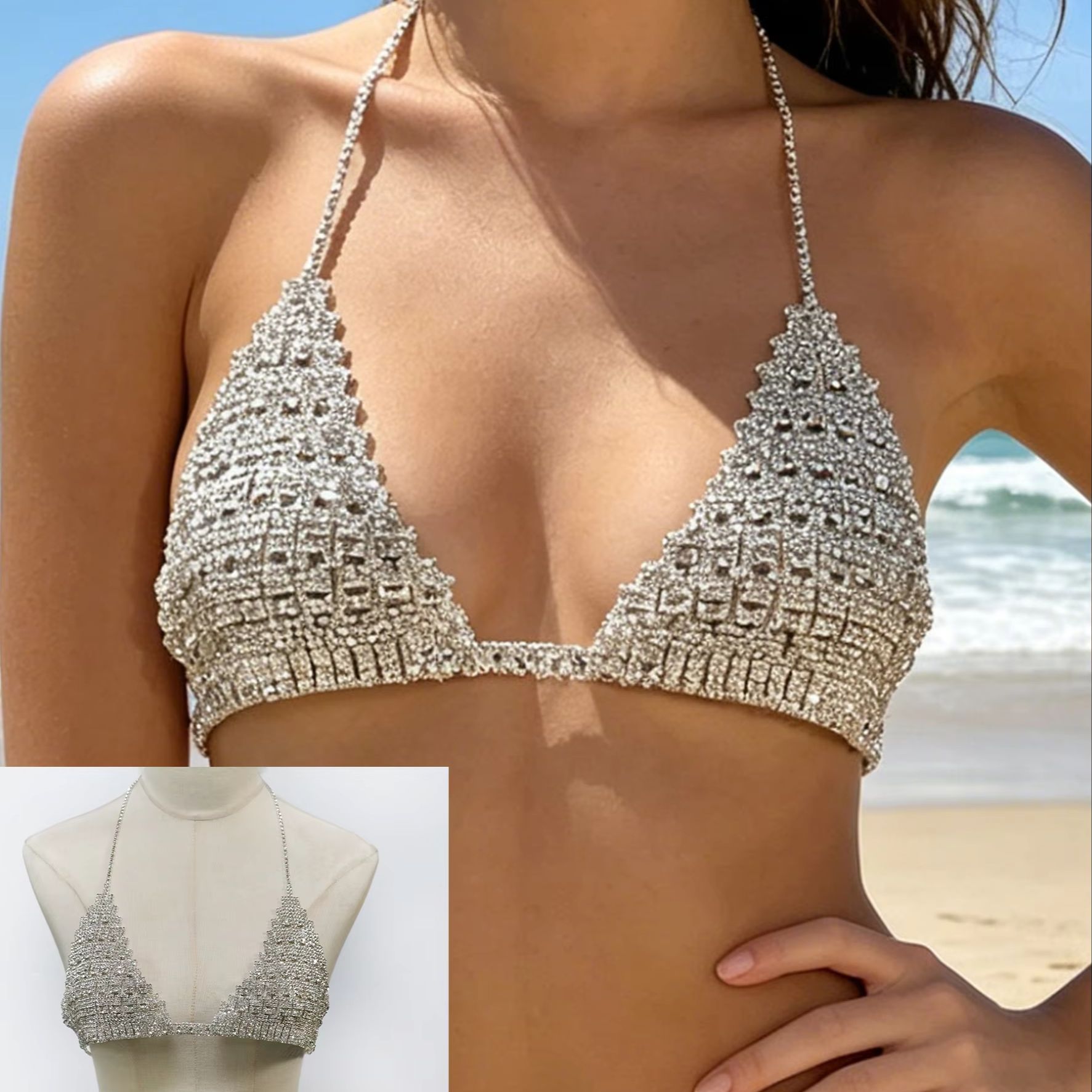 1Pcs Fashionable Neck Hanging  - Body Jewelry Chains review and price