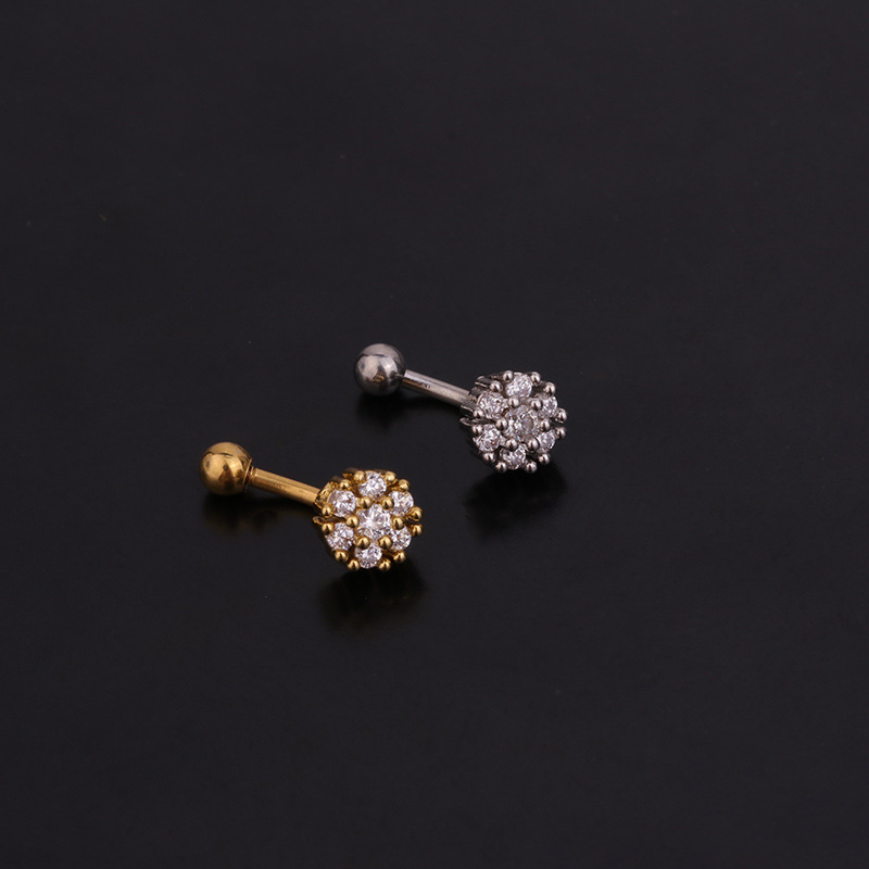 1Pc 1.2x8mm Eyebrow  Daith Snu - Eyebrow Curved Barbell review and price