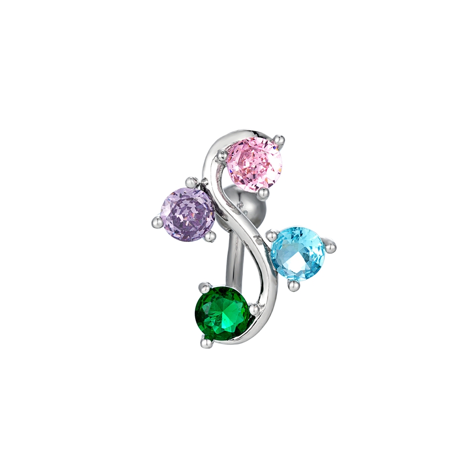 Stainless Steel Curved Belly R - Body Jewelry Shop review and price