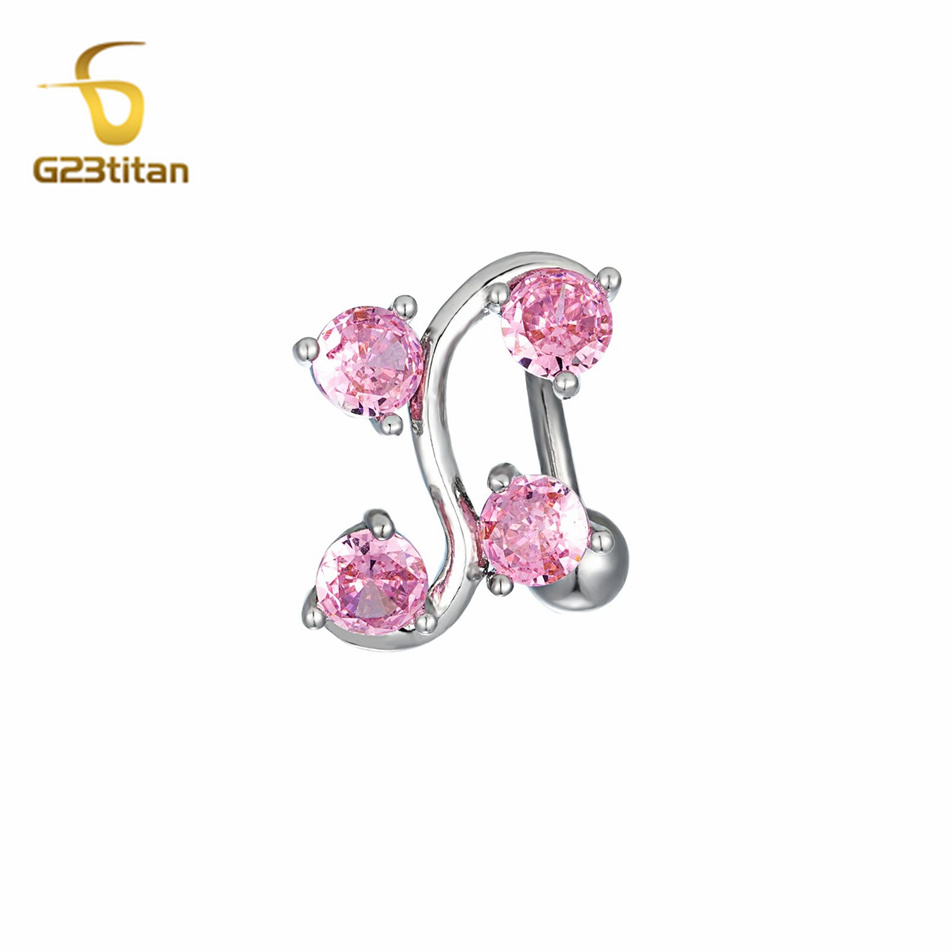Stainless Steel Curved Belly R - Body Jewelry Shop review and price