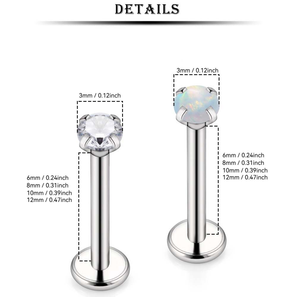 16G Stainless Steel Nose Rings - Body Jewelry Hypoallergenic review and price