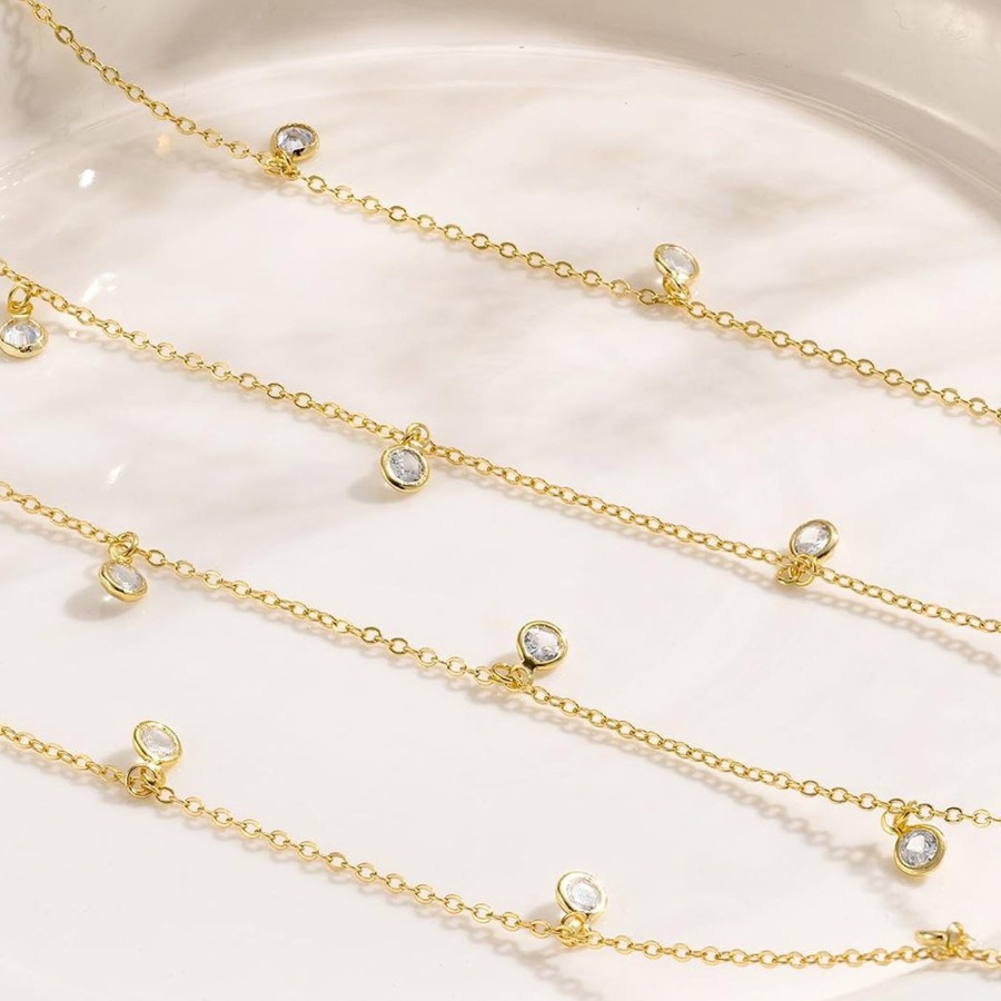Fashion Boho Double Layer Rhin - Body Jewelry In Bulk review and price