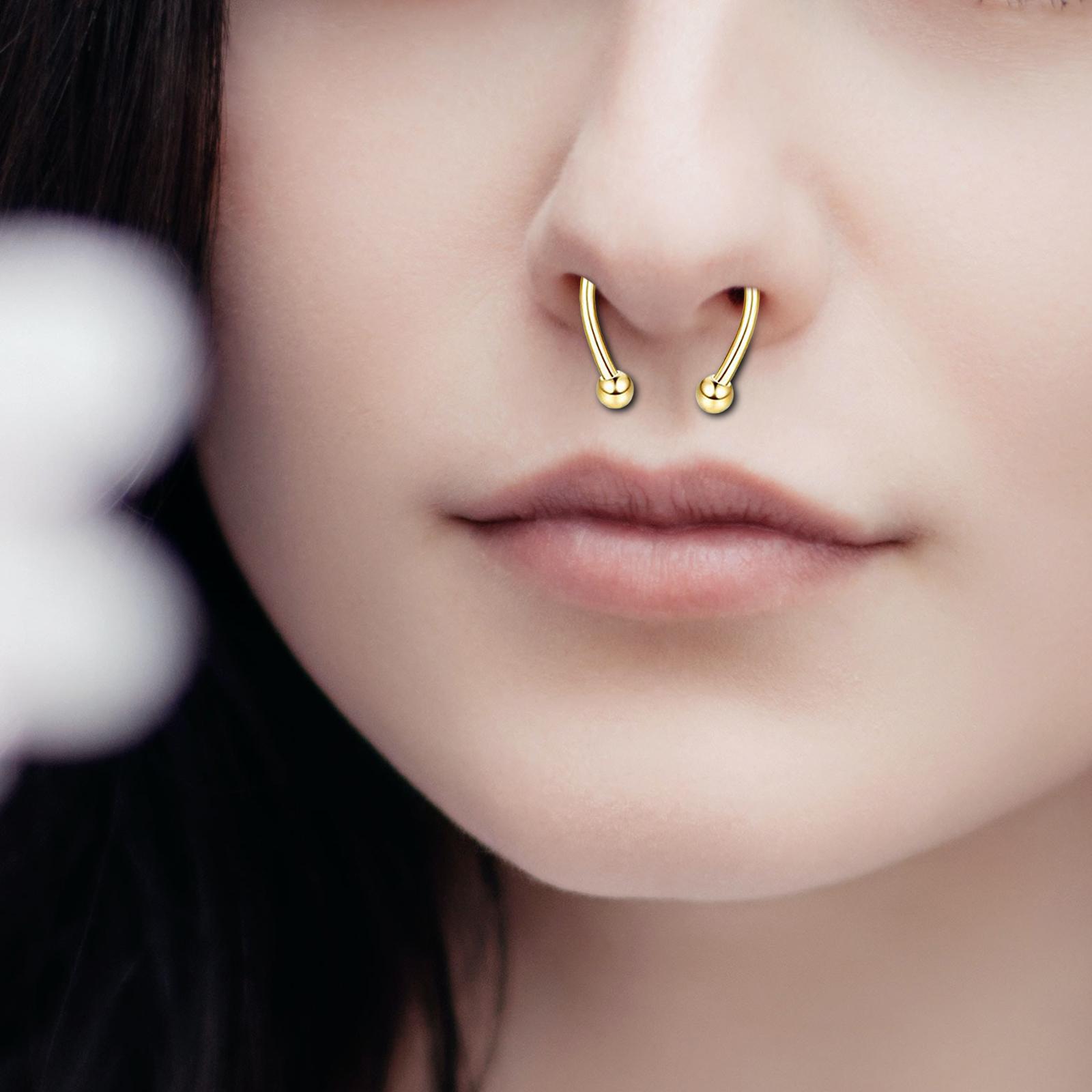Stainless Steel Magnetic Fake  - Body Jewelry Shop review and price