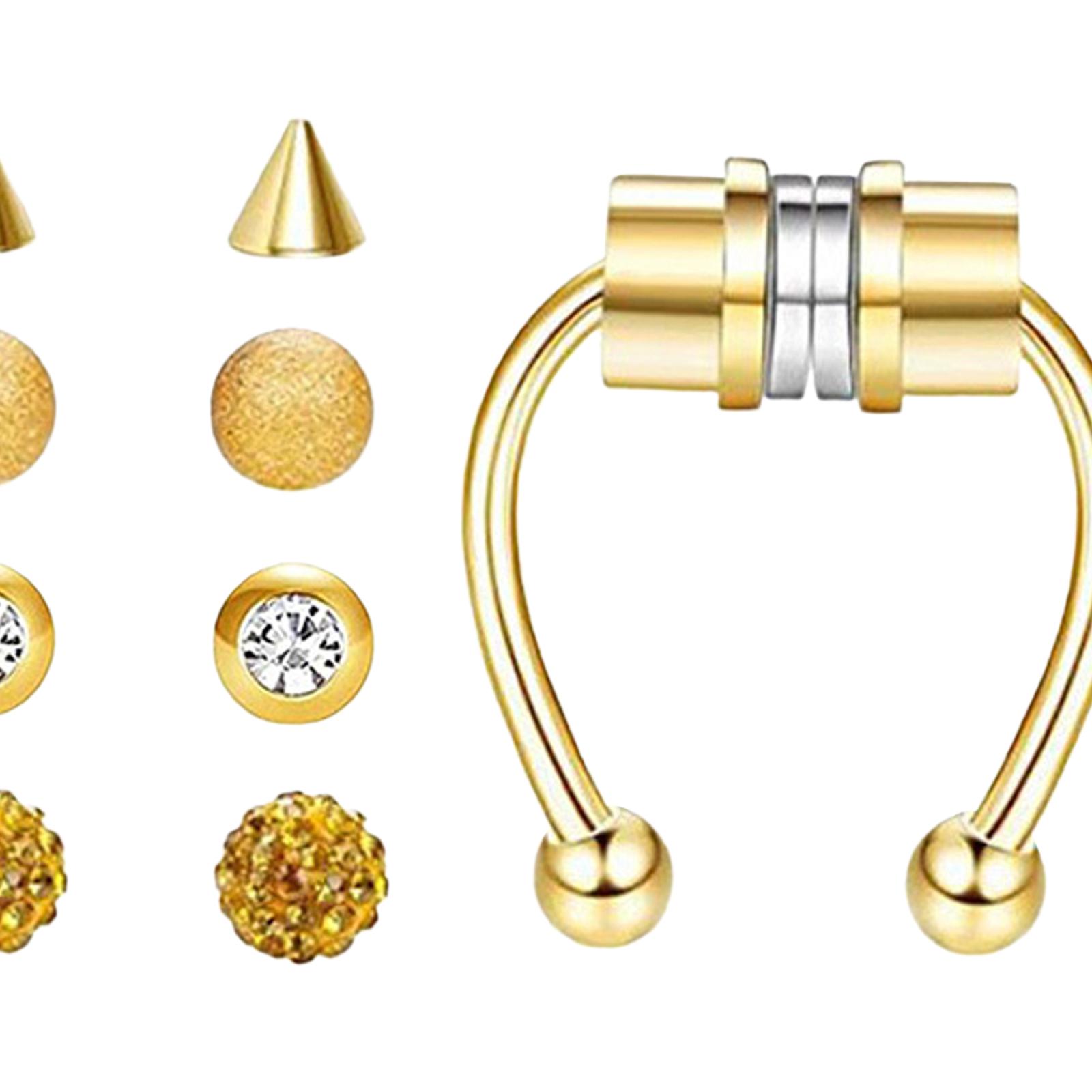 Stainless Steel Magnetic Fake  - Body Jewelry Shop review and price