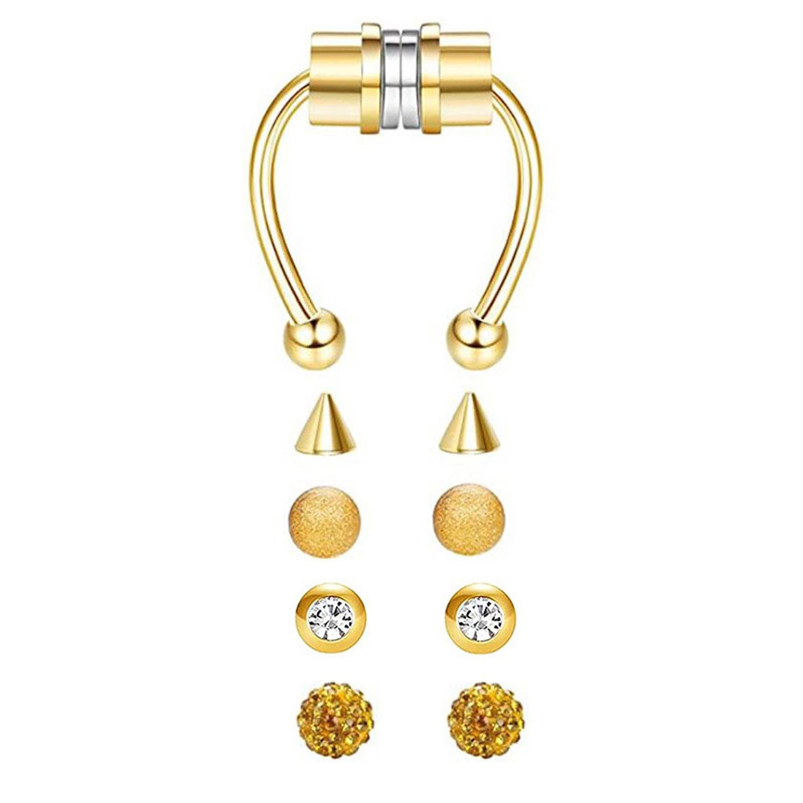 Stainless Steel Magnetic Fake  - Body Jewelry Shop review and price