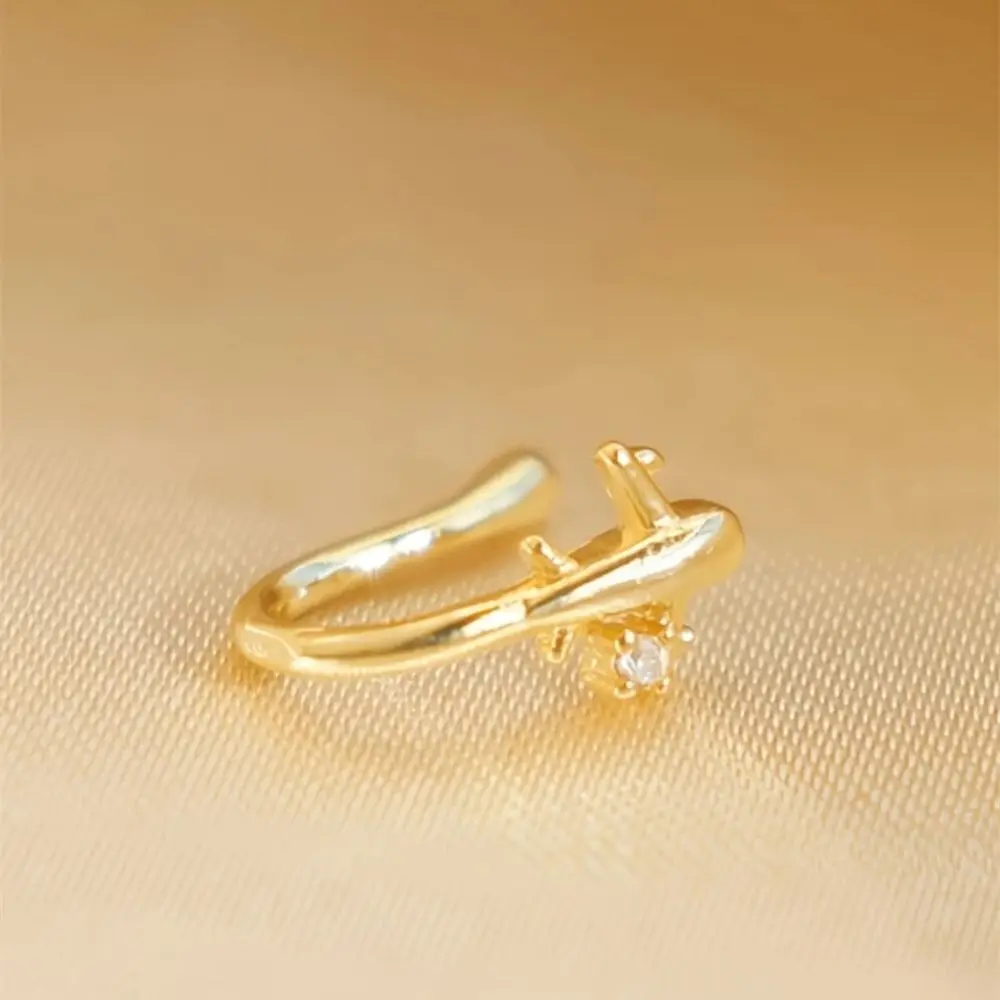 1PC Airplane Design No Piercin - Body Jewelry Nose Studs review and price