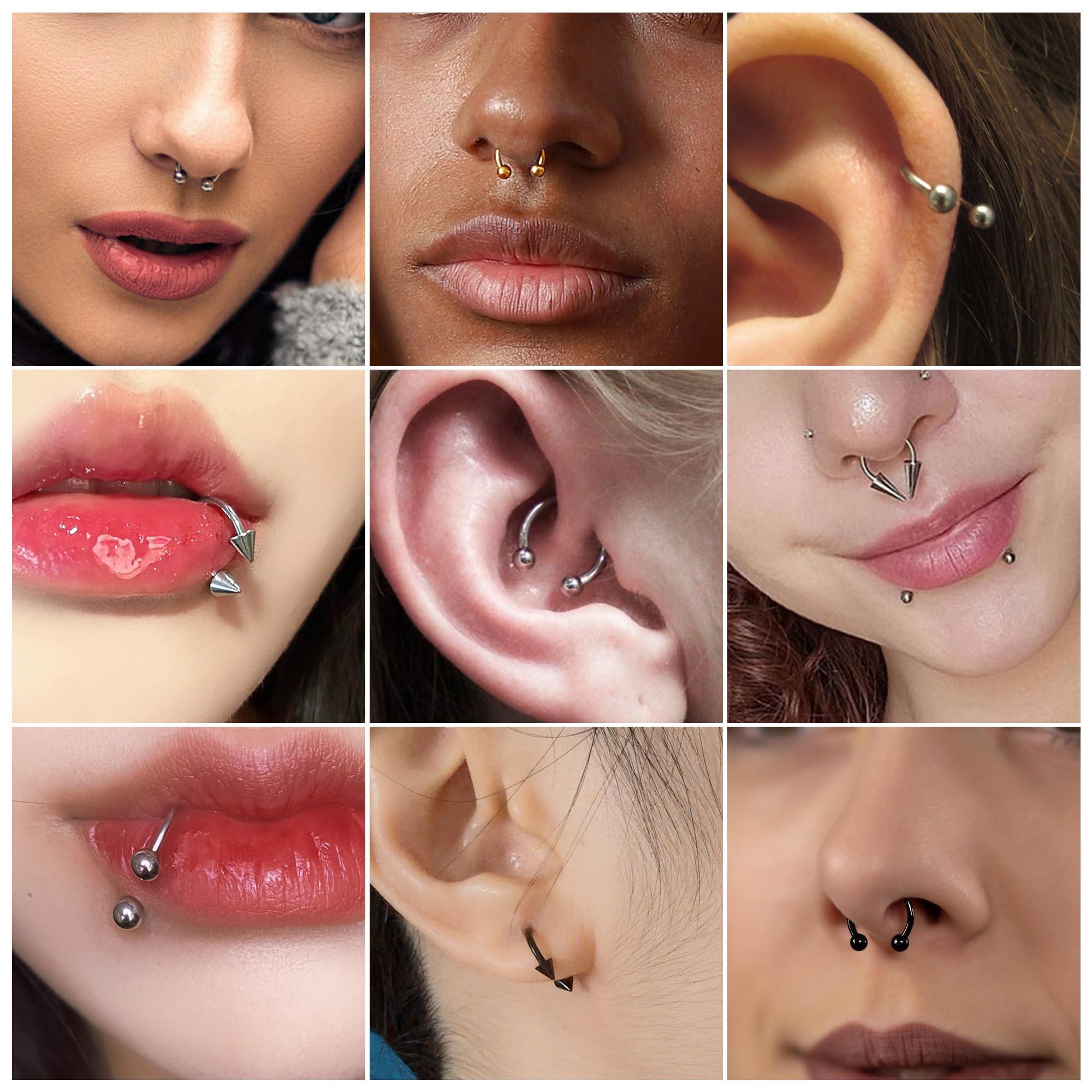 20pcs 16G Septum Rings Septum  - Body Jewelry Replacement Ball review and price