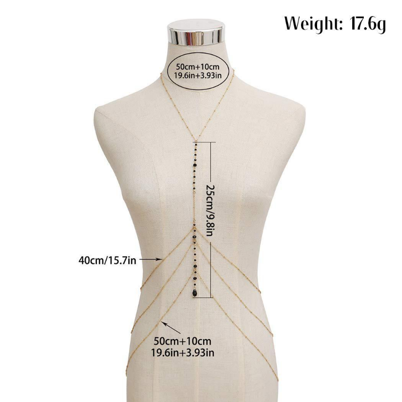 Sexy Multilayer Tassel Bead Be - Body Jewelry Chains review and price