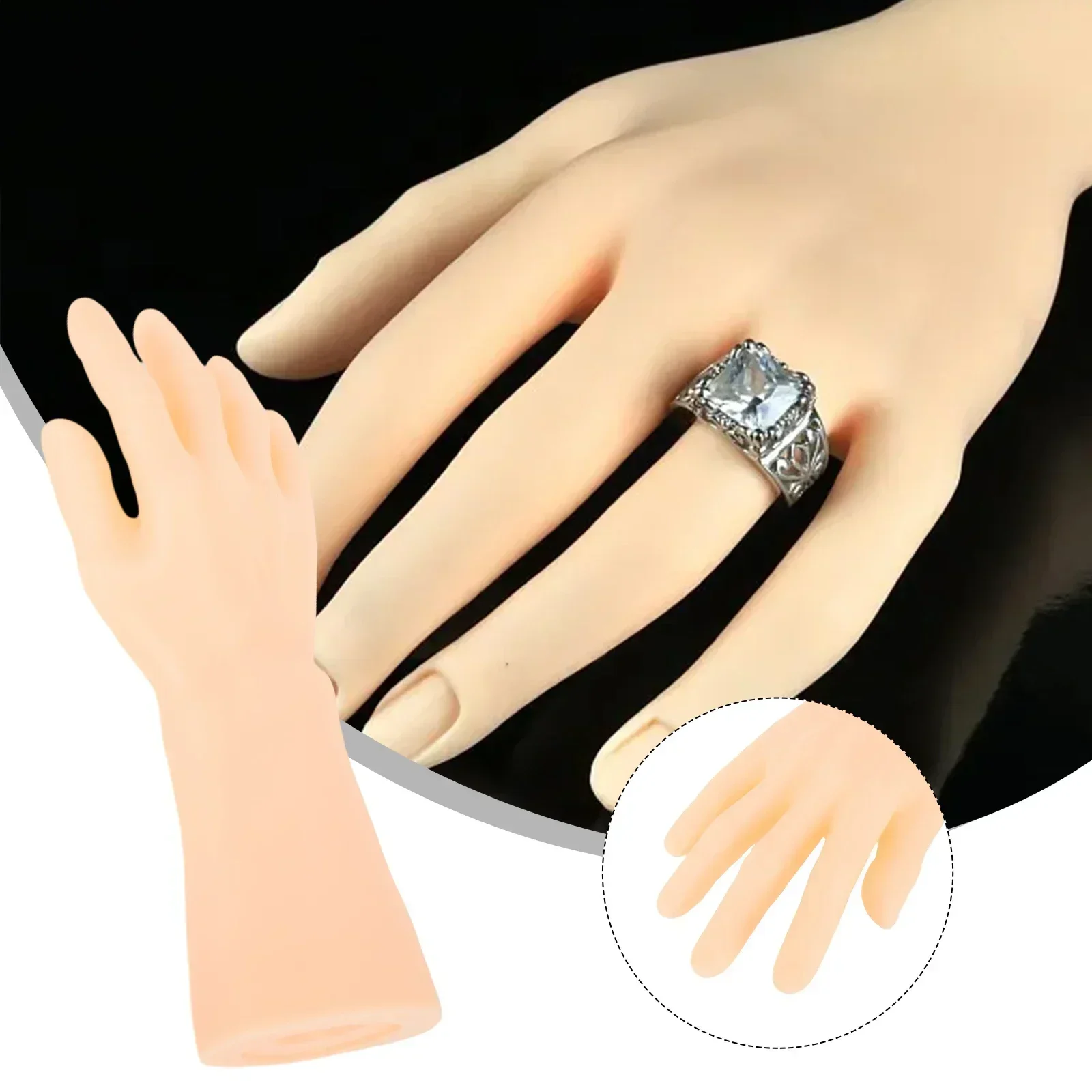 Male Right Hand Silicone Displ - Body Jewelry Shop review and price