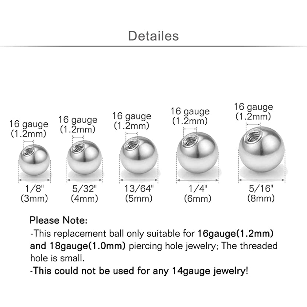 20pcs Replacement Balls Body J - Body Jewelry Replacement Ball review and price