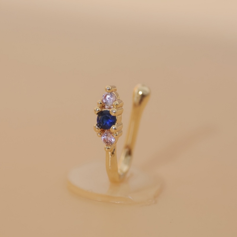 1-piece set of blue zircon nos - Body Jewelry Nose Studs review and price