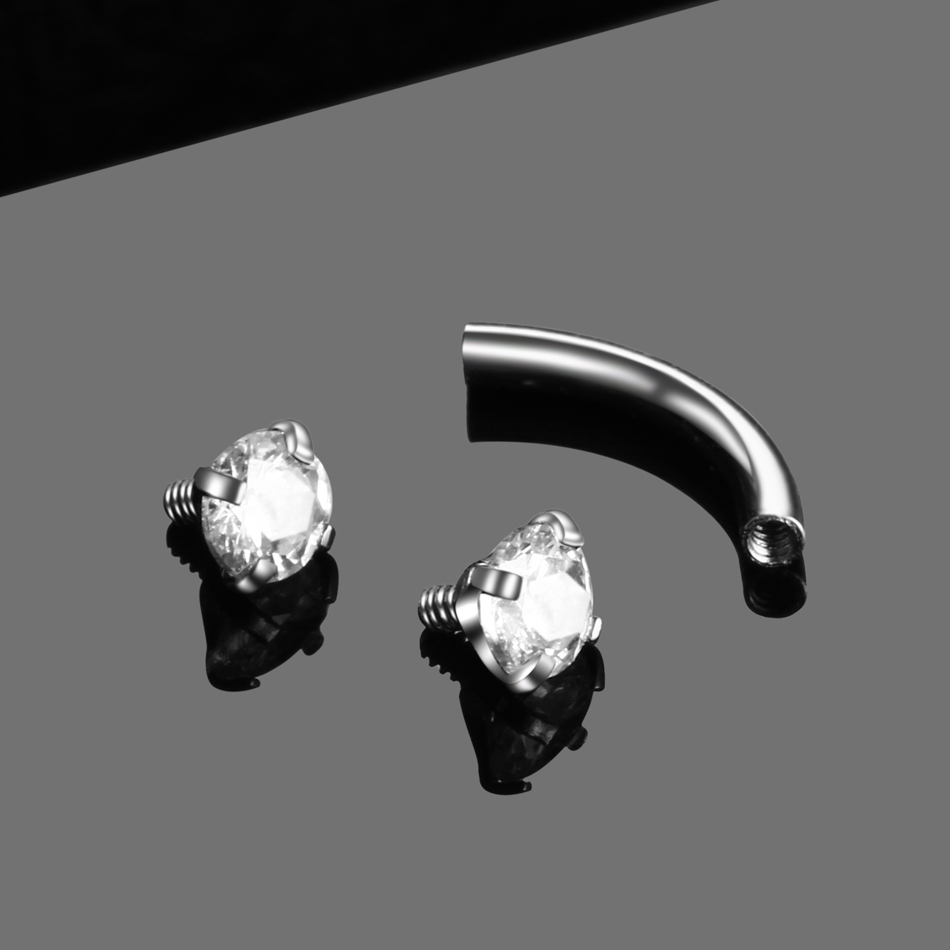 1PC Steel Curved Barbell Pierc - Eyebrow Curved Barbell review and price