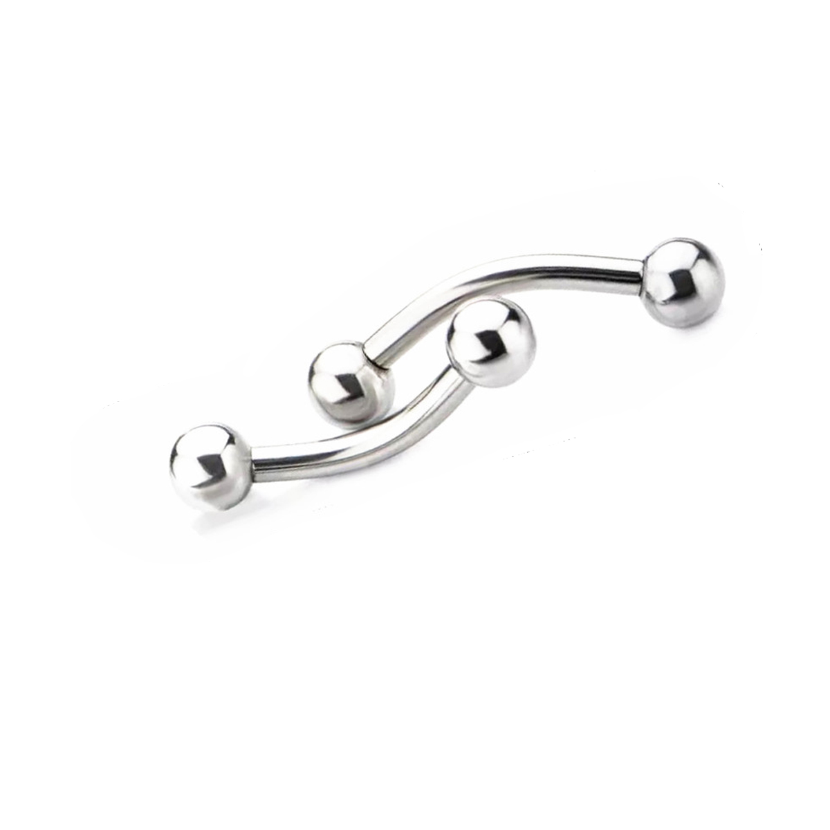 10 Pcs ASTM F136 Titanium 14G  - Eyebrow Curved Barbell review and price
