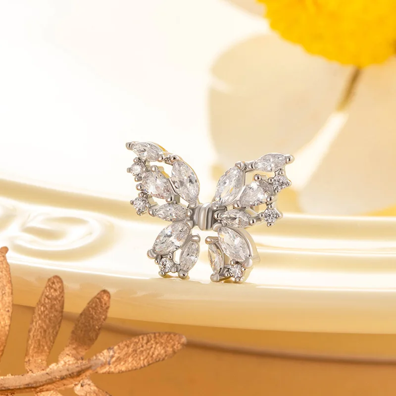 20G Crystal CZ Earring Stud, S - Body Jewelry Hypoallergenic review and price