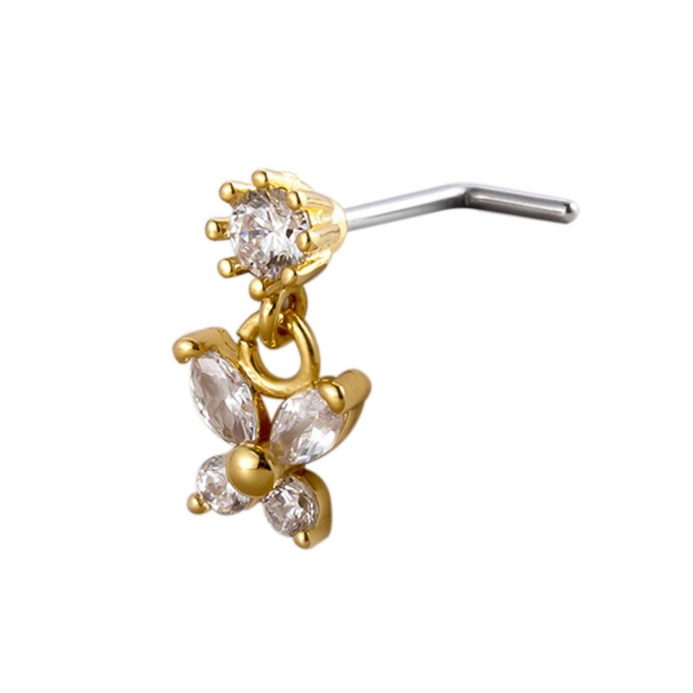 Stainless Steel Piercing Nose  - Body Jewelry Nose Studs review and price
