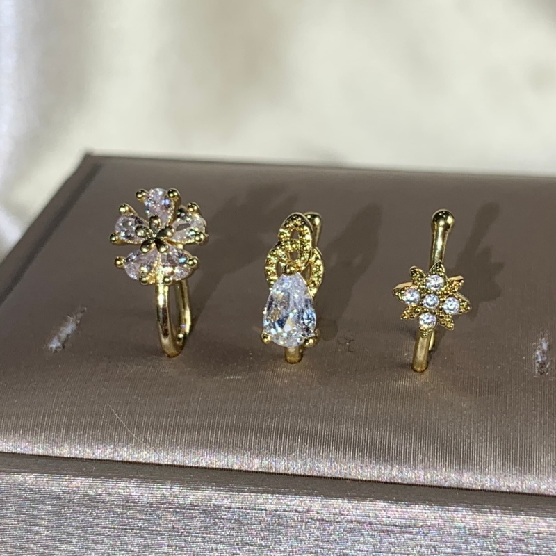 3-piece French style minimalis - Body Jewelry Nose Studs review and price