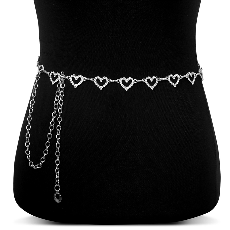 Fashion Rhinestone Heart Waist - Body Jewelry In Bulk review and price