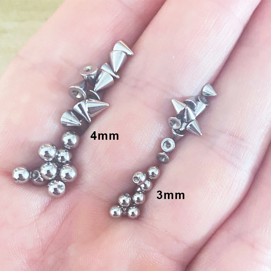 100pcs 16G 3mm 4mm Replacement - Body Jewelry Replacement Ball review and price