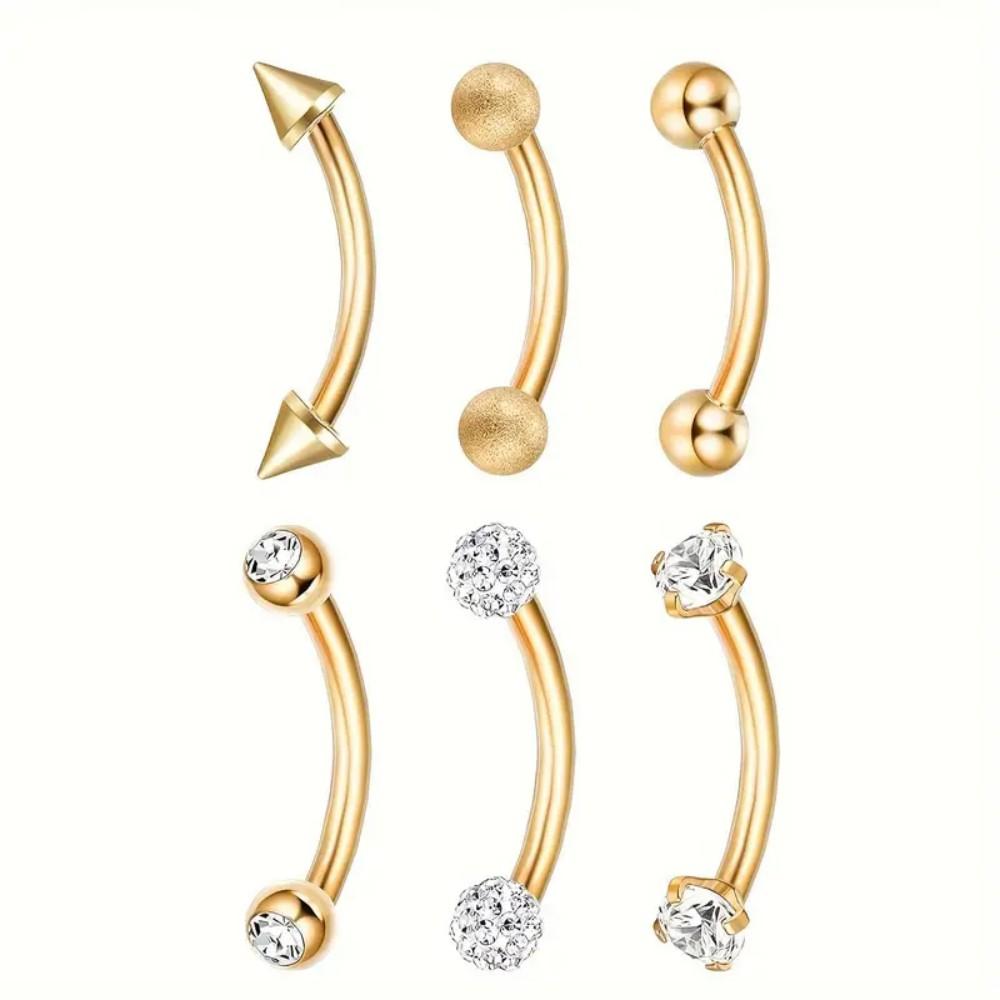 16G Stainless Steel Rook Pierc - Eyebrow Curved Barbell review and price