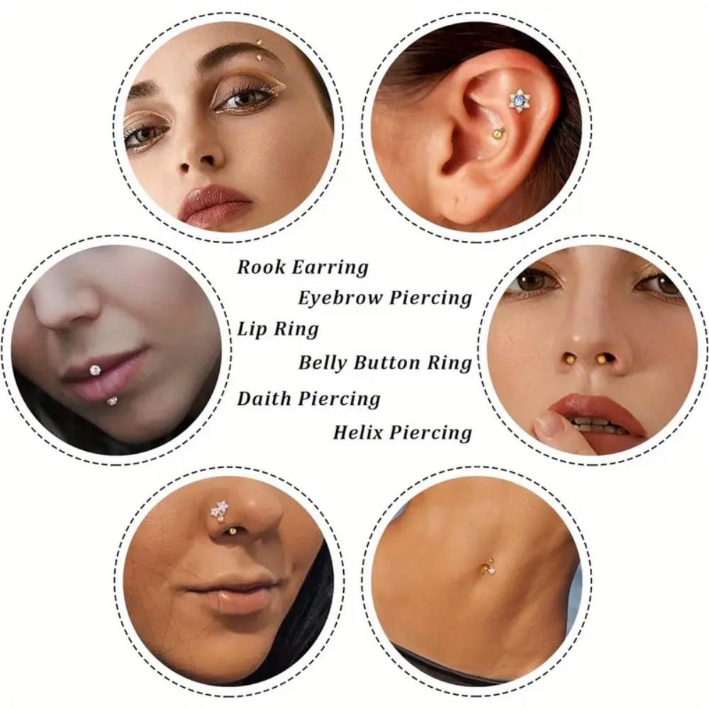 16G Stainless Steel Rook Pierc - Eyebrow Curved Barbell review and price