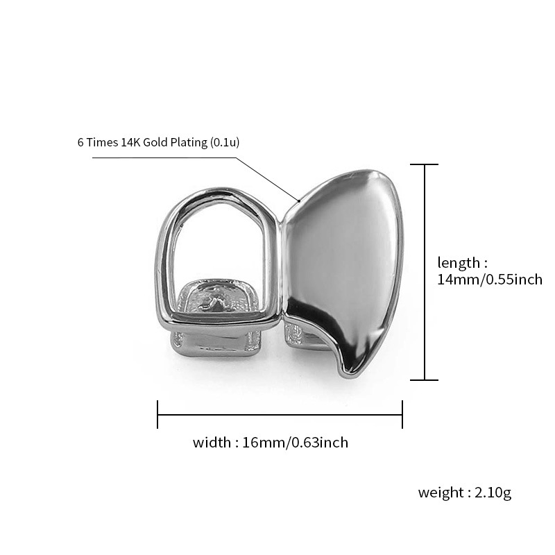 YOUNGX Hip Hop Double Hollow G - Body Jewelry Men review and price