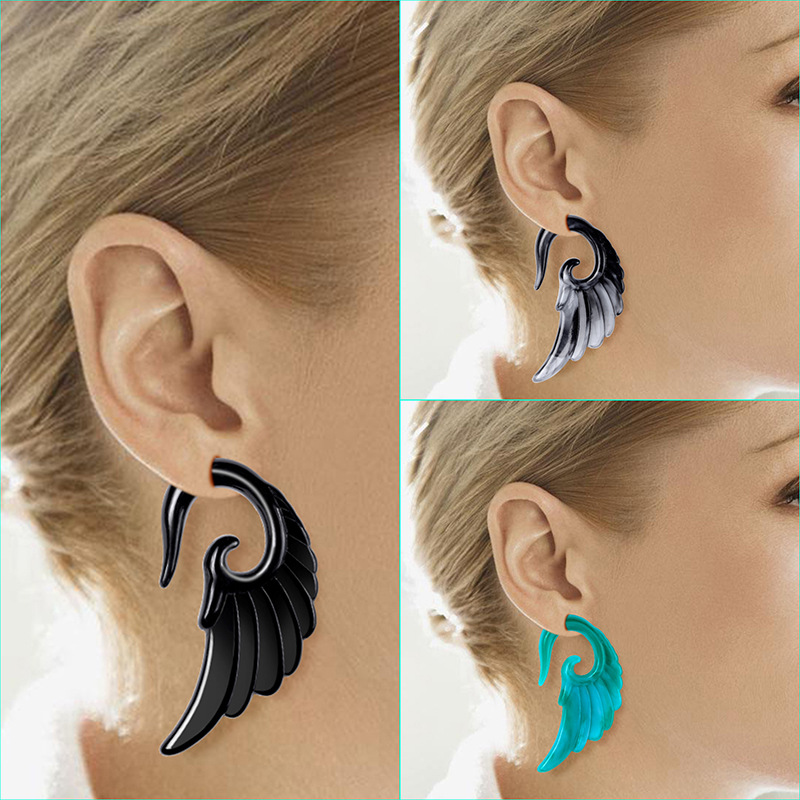 2Pcs Angel Wings Ear Gauges 3- - Body Jewelry Hypoallergenic review and price