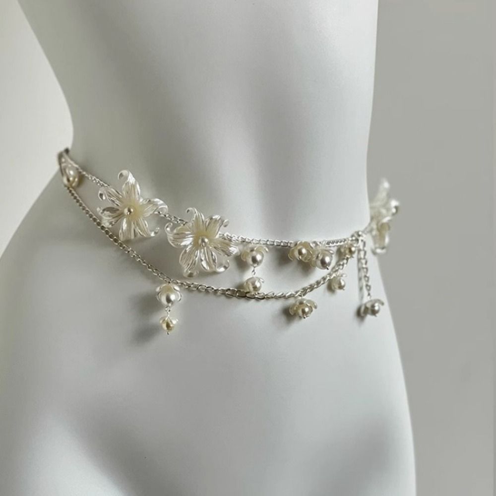 Fashion Elegant Pearl Waist Ch - Body Jewelry In Bulk review and price
