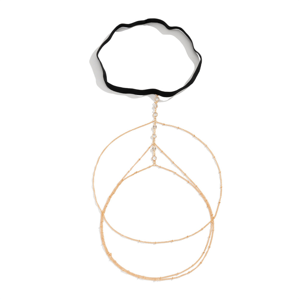 Boho Elastic Band Crystal Leg  - Body Jewelry In Bulk review and price