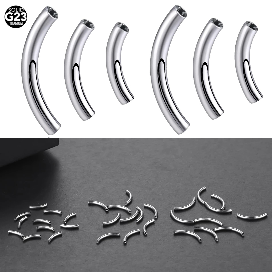 10Pcs/set G23 Titanium Interna - Eyebrow Curved Barbell review and price